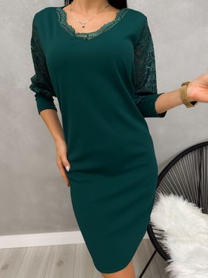 Sukienka casual ModnaKiecka.pl ze sklepu: ModnaKiecka.pl w kategorii: Sukienki - zdjęcie 64ECE52-355-6290_23065366