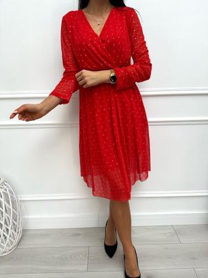 Sukienka casual ModnaKiecka.pl ze sklepu: ModnaKiecka.pl w kategorii: Sukienki - zdjęcie 64ECE52-355-6290_23065793