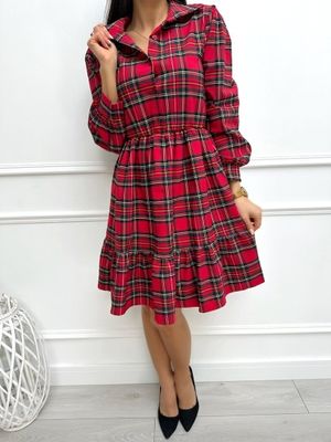 Sukienka na wiosnę ModnaKiecka.pl ze sklepu: ModnaKiecka.pl w kategorii: Sukienki - zdjęcie 64ECE52-355-6290_23065989