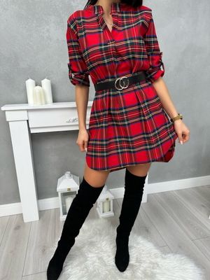 Sukienka casualowa ModnaKiecka.pl ze sklepu: ModnaKiecka.pl w kategorii: Sukienki - zdjęcie 64ECE52-355-6290_23066080