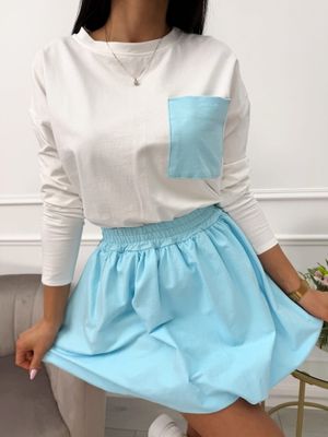 Komplet casualowy ModnaKiecka.pl ze sklepu: ModnaKiecka.pl w kategorii: Komplety i garnitury damskie - zdjęcie 64ECE52-355-6290_23066759