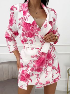 Komplet casual ModnaKiecka.pl ze sklepu: ModnaKiecka.pl w kategorii: Komplety i garnitury damskie - zdjęcie 64ECE52-355-6290_23066776