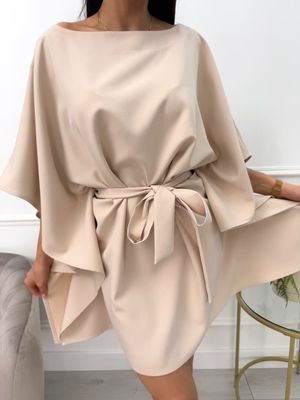 Sukienka casual ModnaKiecka.pl ze sklepu: ModnaKiecka.pl w kategorii: Sukienki - zdjęcie 64ECE52-355-6290_23066915