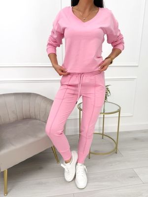 Komplet casual ModnaKiecka.pl ze sklepu: ModnaKiecka.pl w kategorii: Komplety i garnitury damskie - zdjęcie 64ECE52-355-6290_23067011