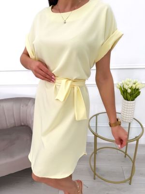 Sukienka casual ModnaKiecka.pl ze sklepu: ModnaKiecka.pl w kategorii: Sukienki - zdjęcie 64ECE52-355-6290_23067322