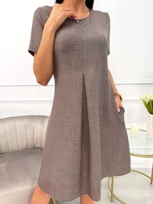 Sukienka casualowa ModnaKiecka.pl ze sklepu: ModnaKiecka.pl w kategorii: Sukienki - zdjęcie 64ECE52-355-6290_23067343