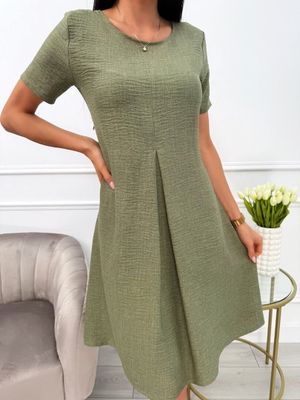 Sukienka casual ModnaKiecka.pl ze sklepu: ModnaKiecka.pl w kategorii: Sukienki - zdjęcie 64ECE52-355-6290_23067347