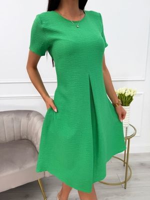 Sukienka prosta ModnaKiecka.pl ze sklepu: ModnaKiecka.pl w kategorii: Sukienki - zdjęcie 64ECE52-355-6290_23067351