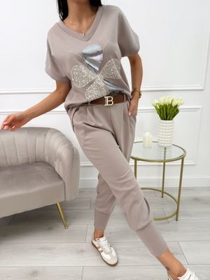 Komplet casual ModnaKiecka.pl ze sklepu: ModnaKiecka.pl w kategorii: Komplety i garnitury damskie - zdjęcie 64ECE52-355-6290_23067363