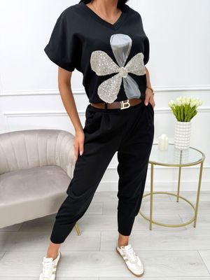 Komplet casual ModnaKiecka.pl ze sklepu: ModnaKiecka.pl w kategorii: Komplety i garnitury damskie - zdjęcie 64ECE52-355-6290_23067364