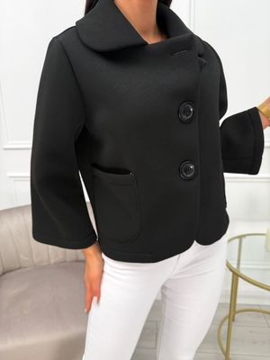 ModnaKiecka.pl - Płaszcz damski casual ze sklepu: ModnaKiecka.pl w kategorii: Płaszcze damskie - zdjęcie 64ECE52-355-6290_23067366