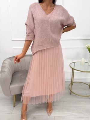 Komplet casual ModnaKiecka.pl ze sklepu: ModnaKiecka.pl w kategorii: Komplety i garnitury damskie - zdjęcie 64ECE52-355-6290_23067458