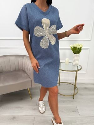 Sukienka casual ModnaKiecka.pl ze sklepu: ModnaKiecka.pl w kategorii: Sukienki - zdjęcie 64ECE52-355-6290_23067515