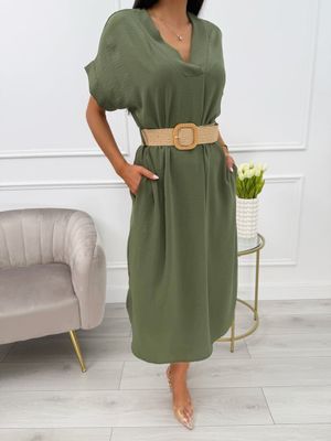 Sukienka na wiosnę casual ModnaKiecka.pl ze sklepu: ModnaKiecka.pl w kategorii: Sukienki - zdjęcie 64ECE52-355-6290_23067594