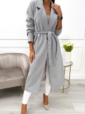 ModnaKiecka.pl - Płaszcz damski casual ze sklepu: ModnaKiecka.pl w kategorii: Płaszcze damskie - zdjęcie 64ECE52-355-6290_23067624