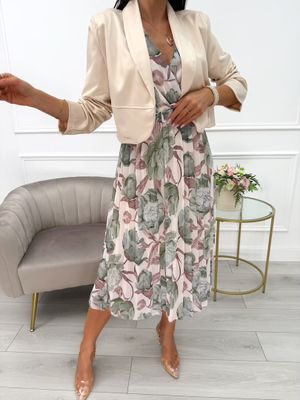 Komplet casual ModnaKiecka.pl ze sklepu: ModnaKiecka.pl w kategorii: Komplety i garnitury damskie - zdjęcie 64ECE52-355-6290_23067642