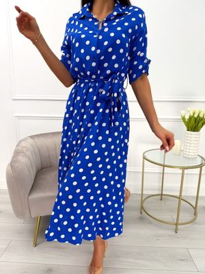 Sukienka na wiosnę ModnaKiecka.pl ze sklepu: ModnaKiecka.pl w kategorii: Sukienki - zdjęcie 64ECE52-355-6290_23067831