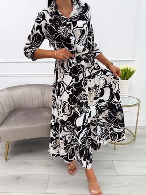 Sukienka casualowa ModnaKiecka.pl ze sklepu: ModnaKiecka.pl w kategorii: Sukienki - zdjęcie 64ECE52-355-6290_23068114