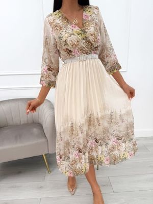 Sukienka casualowa na wiosnę ModnaKiecka.pl ze sklepu: ModnaKiecka.pl w kategorii: Sukienki - zdjęcie 64ECE52-355-6290_23068172