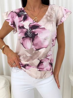 Bluzka damska casual ModnaKiecka.pl ze sklepu: ModnaKiecka.pl w kategorii: Bluzki damskie - zdjęcie 64ECE52-355-6290_23068204
