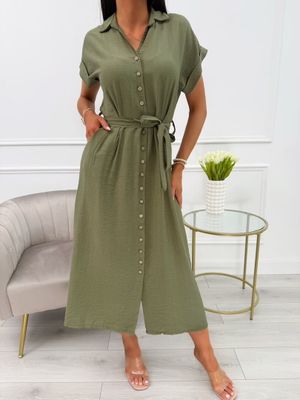 Sukienka casual ModnaKiecka.pl ze sklepu: ModnaKiecka.pl w kategorii: Sukienki - zdjęcie 64ECE52-355-6290_23068349