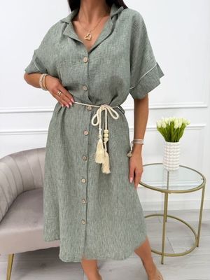 Sukienka casual wiosenna ModnaKiecka.pl ze sklepu: ModnaKiecka.pl w kategorii: Sukienki - zdjęcie 64ECE52-355-6290_23068552