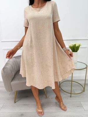 Sukienka casual ModnaKiecka.pl ze sklepu: ModnaKiecka.pl w kategorii: Sukienki - zdjęcie 64ECE52-355-6290_23068642