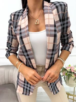 ModnaKiecka.pl - Marynarka w stylu klasycznym ze sklepu: ModnaKiecka.pl w kategorii: Marynarki damskie - zdjęcie 64ECE52-355-6290_23068825