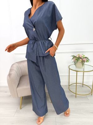 Komplet casual ModnaKiecka.pl ze sklepu: ModnaKiecka.pl w kategorii: Komplety i garnitury damskie - zdjęcie 64ECE52-355-6290_23068996
