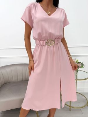 Sukienka casualowa trapezowa ModnaKiecka.pl ze sklepu: ModnaKiecka.pl w kategorii: Sukienki - zdjęcie 64ECE52-355-6290_23069006