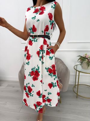 Sukienka casual ModnaKiecka.pl ze sklepu: ModnaKiecka.pl w kategorii: Sukienki - zdjęcie 64ECE52-355-6290_23069083