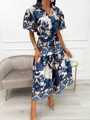 ModnaKiecka.pl - Sukienka wiosenna casual ze sklepu: ModnaKiecka.pl w kategorii: Sukienki - zdjęcie 64ECE52-355-6290_23069137