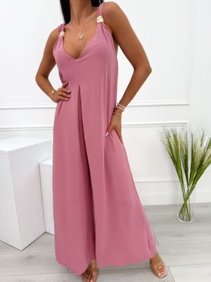 Kombinezon damski casual ModnaKiecka.pl ze sklepu: ModnaKiecka.pl w kategorii: Kombinezony damskie - zdjęcie 64ECE52-355-6290_23069145