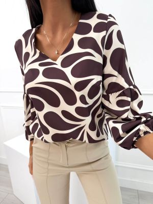 Bluzka damska casual ModnaKiecka.pl ze sklepu: ModnaKiecka.pl w kategorii: Bluzki damskie - zdjęcie 64ECE52-355-6290_23069409