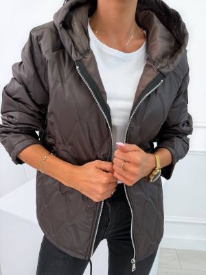Kurtka damska casual ModnaKiecka.pl ze sklepu: ModnaKiecka.pl w kategorii: Kurtki damskie - zdjęcie 64ECE52-355-6290_23069493