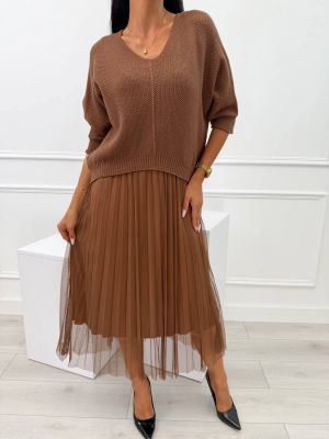 Komplet wiosenny casual ModnaKiecka.pl ze sklepu: ModnaKiecka.pl w kategorii: Komplety i garnitury damskie - zdjęcie 64ECE52-355-6290_23069570