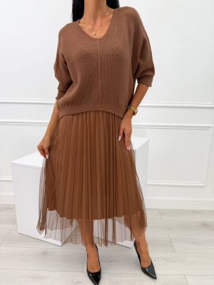 Komplet wiosenny casual ModnaKiecka.pl ze sklepu: ModnaKiecka.pl w kategorii: Komplety i garnitury damskie - zdjęcie 64ECE52-355-6290_23069570