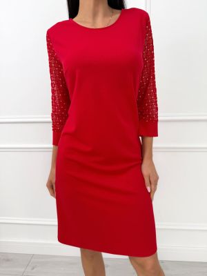ModnaKiecka.pl - Sukienka dopasowana casual ze sklepu: ModnaKiecka.pl w kategorii: Sukienki - zdjęcie 64ECE52-355-6290_23069611