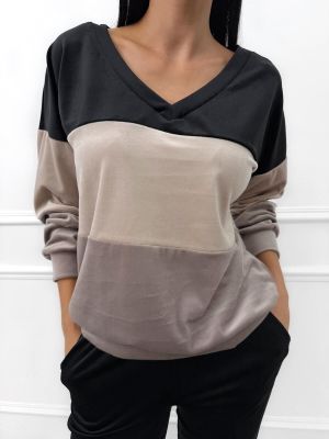 Bluza damska jesienna ModnaKiecka.pl ze sklepu: ModnaKiecka.pl w kategorii: Bluzy damskie - zdjęcie 64ECE52-355-6290_23069899