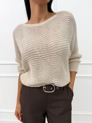 Sweter damski letni ModnaKiecka.pl ze sklepu: ModnaKiecka.pl w kategorii: Swetry damskie - zdjęcie 64ECE52-355-6290_23069914
