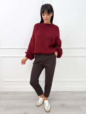 Sweter damski na zimę ModnaKiecka.pl ze sklepu: ModnaKiecka.pl w kategorii: Swetry damskie - zdjęcie 64ECE52-355-6290_23069968