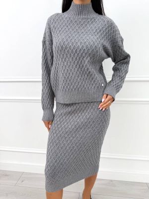 Komplet casualowy ModnaKiecka.pl ze sklepu: ModnaKiecka.pl w kategorii: Komplety i garnitury damskie - zdjęcie 64ECE52-355-6290_23070034