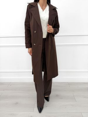 Płaszcz damski casual ModnaKiecka.pl ze sklepu: ModnaKiecka.pl w kategorii: Płaszcze damskie - zdjęcie 64ECE52-355-6290_23070150