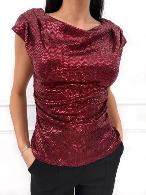 Bluzka damska casual ModnaKiecka.pl ze sklepu: ModnaKiecka.pl w kategorii: Bluzki damskie - zdjęcie 64ECE52-355-6290_23070511