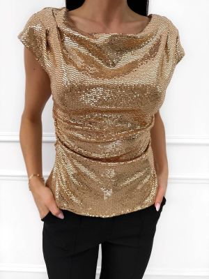 Bluzka damska casual ModnaKiecka.pl ze sklepu: ModnaKiecka.pl w kategorii: Bluzki damskie - zdjęcie 64ECE52-355-6290_23070512
