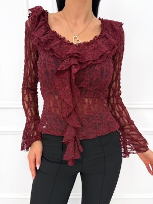 Bluzka damska casual ModnaKiecka.pl ze sklepu: ModnaKiecka.pl w kategorii: Bluzki damskie - zdjęcie 64ECE52-355-6290_23070690