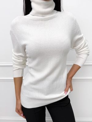 Sweter damski na zimę casual ModnaKiecka.pl ze sklepu: ModnaKiecka.pl w kategorii: Swetry damskie - zdjęcie 64ECE52-355-6290_23070822
