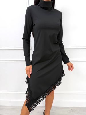 Sukienka na jesień asymetryczna ModnaKiecka.pl ze sklepu: ModnaKiecka.pl w kategorii: Sukienki - zdjęcie 64ECE52-355-6290_23070845