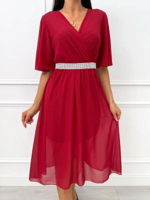 Sukienka casual na wiosnę ModnaKiecka.pl ze sklepu: ModnaKiecka.pl w kategorii: Sukienki - zdjęcie 64ECE52-355-6290_23070878
