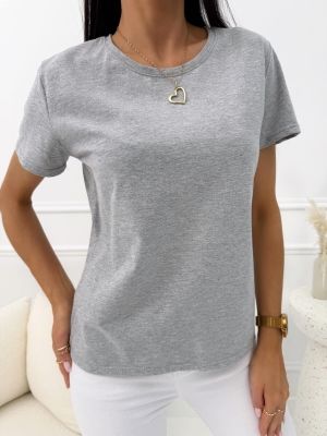 Bluzka damska casual ModnaKiecka.pl ze sklepu: ModnaKiecka.pl w kategorii: Bluzki damskie - zdjęcie 64ECE52-355-6290_23071015
